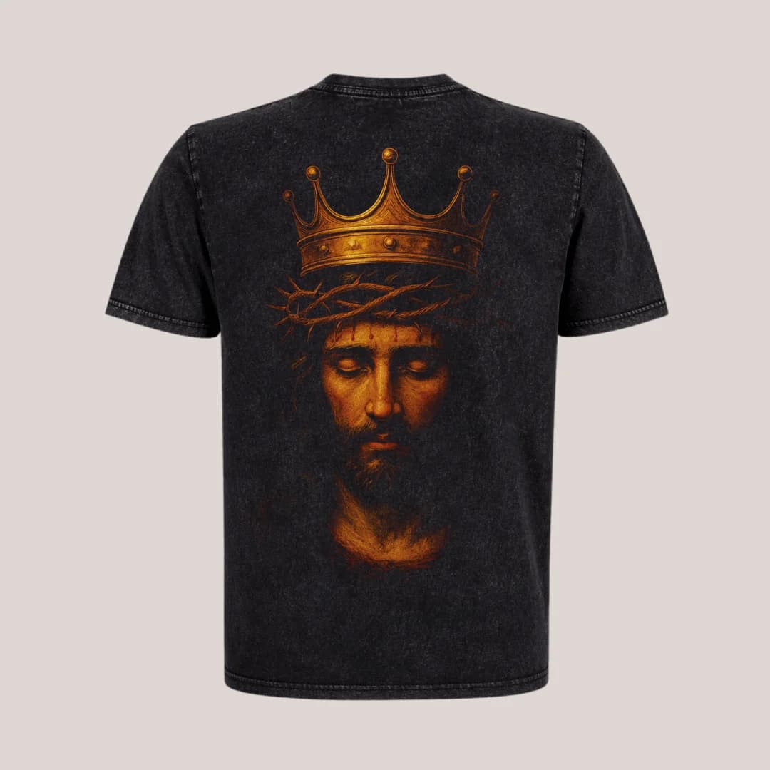 REY DE REYES - POLERA ACID WASH - 0