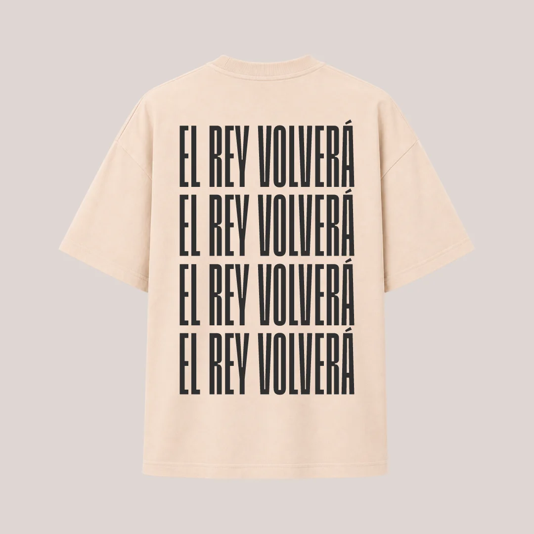 EL REY VOLVER脕 - POLERA OVERSIZED - 0