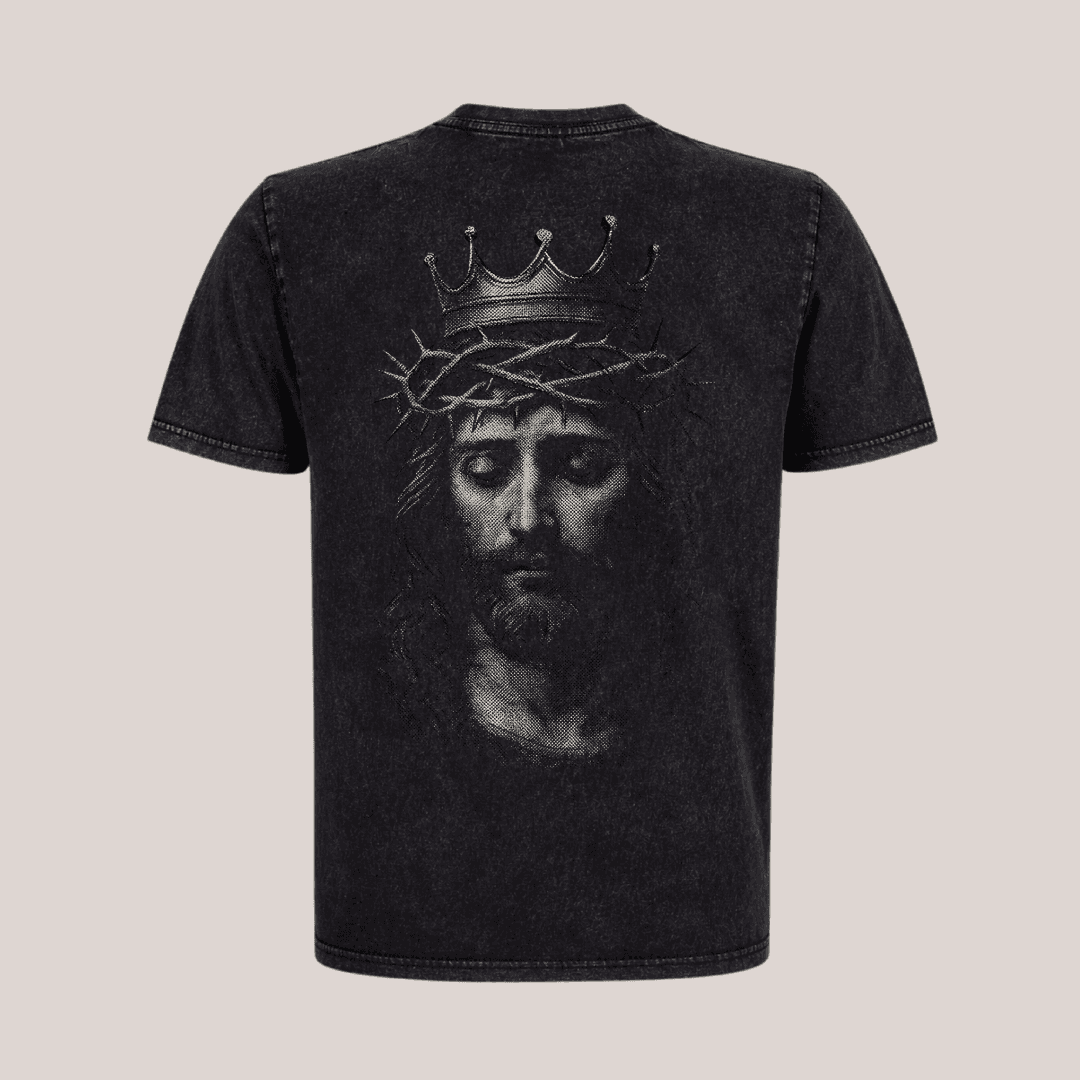 REY DE REYES - POLERA ACID WASH - 0