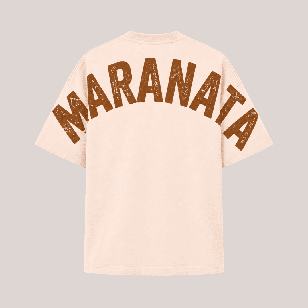 MARANATA BACK - POLERA OVERSIZED - 0