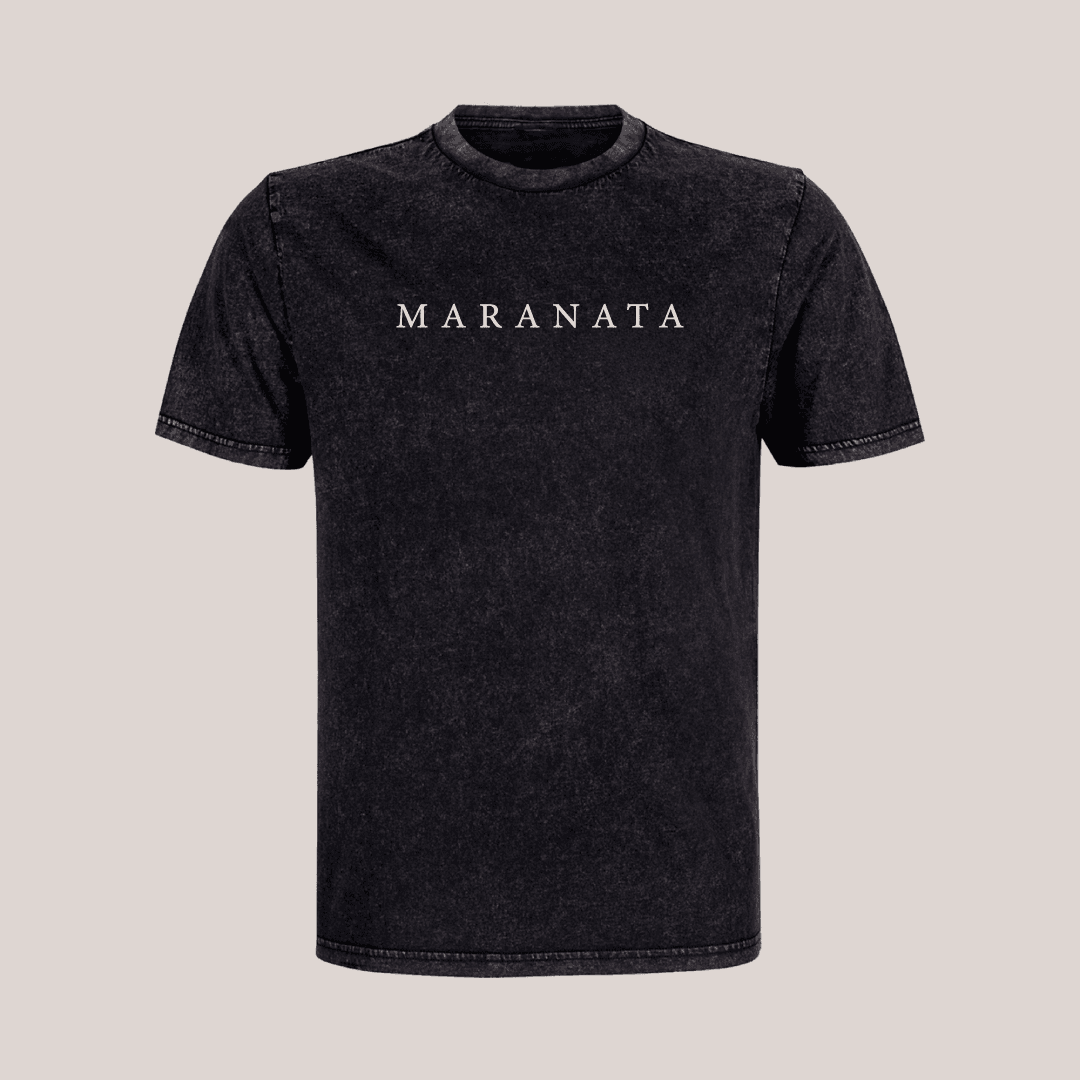MARANATA - POLERA ACID WASH
